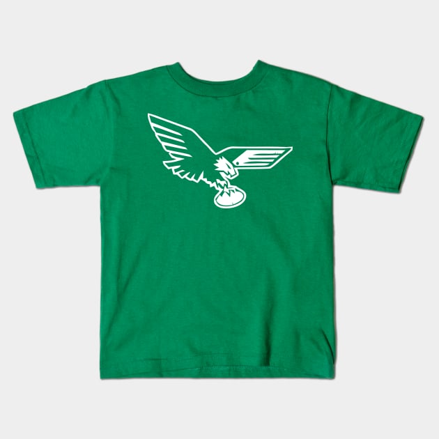 70s Philly Bird Kids T-Shirt by generationtees